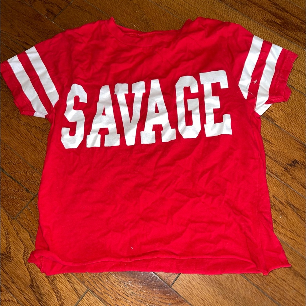Red Savage Crop Top